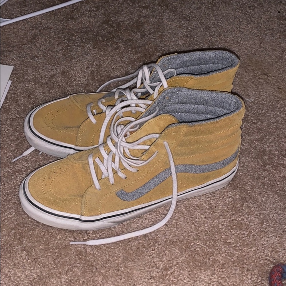 Yellow High Top Vans
